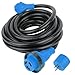 SCITOO 30AMP 25Feet RV Extension Cord,Heavy Duty 3,STW 6AWG3C + 8AWG1C RV Power Cord for RVs, Generators, Campers, ETL/CETL Listed