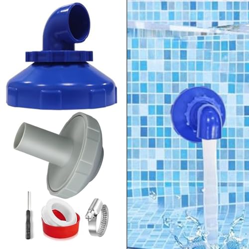Boquilla de entrada de piscina giratoria de para 360 ° para boquilla de piscina Intex, accesorios de Airstone, boquilla de entrada para piscina de pared de acero, accesorios de piscina