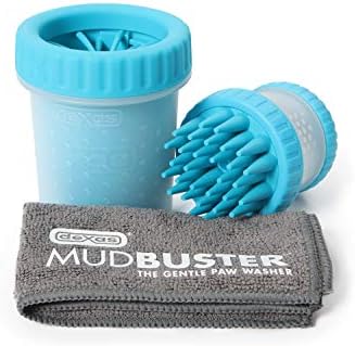 Dexas MudBuster Portable Pet Cleaning Kit with Dog Paw Washer, Pe...