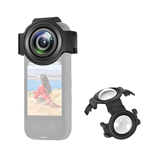 Protection objectif Insta360 X3 Puluz en verre optique anti-rayures pour caméra d'action