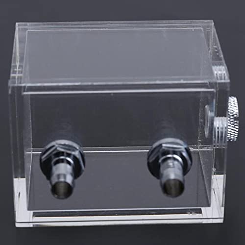 Lysee 3D Printer Parts & Accessories - 200Ml G1/4 Thread Port Acrylic Pc Water Cooling Tank for Computer Pc Water Cooling System with Tube Connector Water Block - (Color: Clear)
