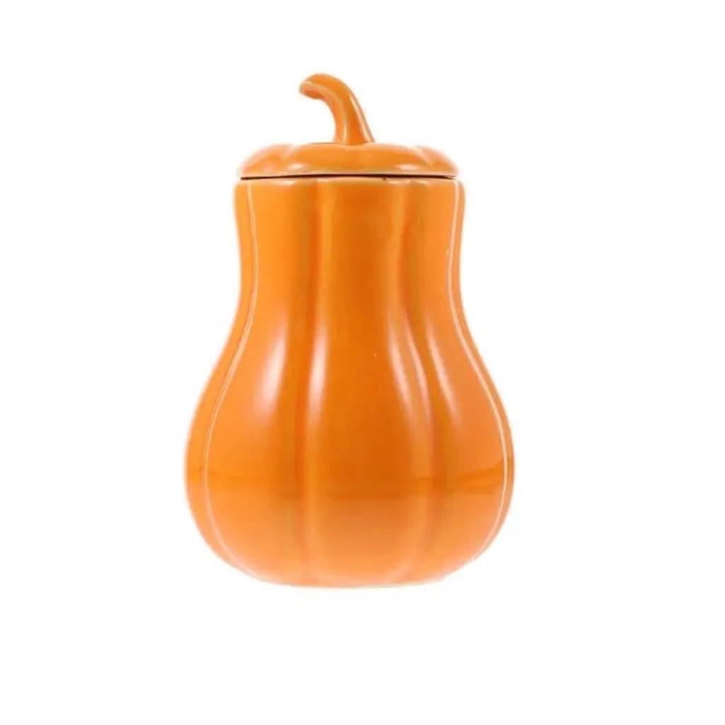 Barattoli per il Tè Sfuso Barattolo creativo in ceramica a forma di zucca Barattolo for tè sfuso Barattolo for caramelle al caffè Barattolo for condimenti con coperchio sigillante Barattolo per il Tè