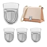DESIGN ELEGANTE E VERSATILE: Questa chiusura circolare per portafoglio vanta un design elegante, che la rende una scelta eccellente per gli accessori fai da te per borse e un'aggiunta pratica ai bagagli. Il nostro chiusure per borse uncinetto è un accessorio per borse altamente funzionale.
