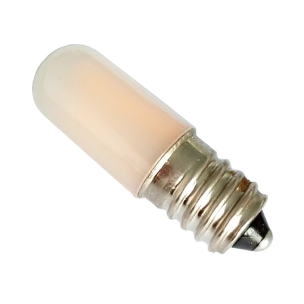 JiuRui LED Lampadine, 50 pz/lotto LED Filamento Frigorifero Lampadina AC220V E12/E14 2W Indicatore Domestico Lampada di Illuminazione Sorgente di Luce(E14 2700K Warm White)