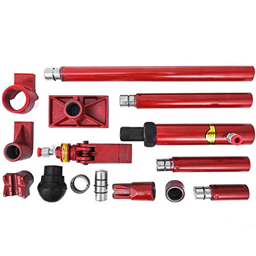 Vevor 10 TON PORTA POWER KIT 1.4M (55.1 Inch) Oil Hose Hydraulic Car Jack Ram Autobody Frame Repair Power Tools thumb #8