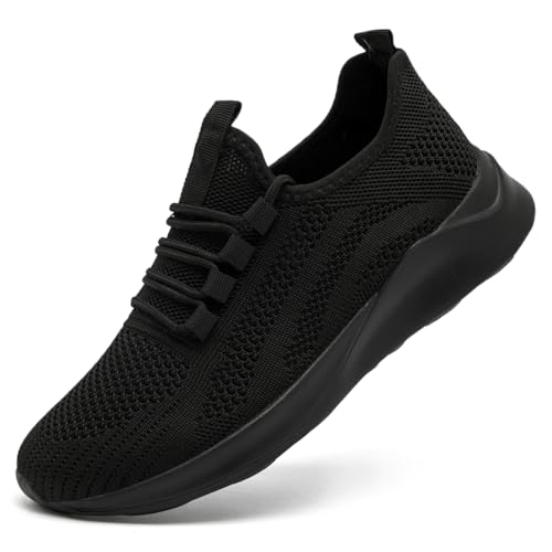 XKOWUO Womens Running Shoes Lightweight Comfortable Walking Fashion Gym Sneakers Non Slip Workout Tennis Shoes Black 7