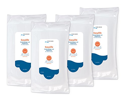 Preisvergleich Produktbild Stricker Chemie - Easylife Vinyl Reinigungs- Pflegetücher ( 4er Pack )