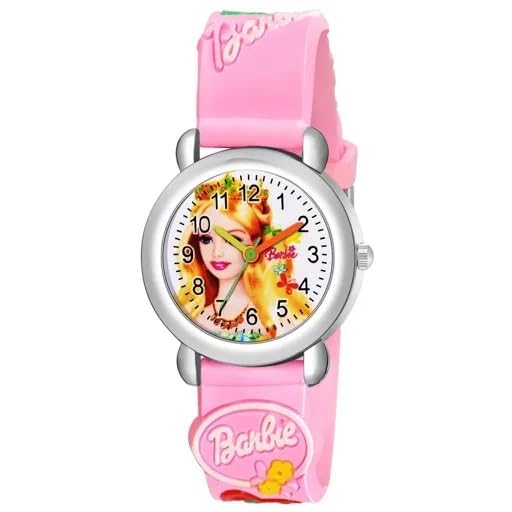 MIHEE JEWELS Metal Leather Band Round Shape Buckle Clasp Casual wear Analogue Watch (M-J-20295_Barby) (B0CXLHPL39) Amazon Price History, Amazon Price Tracker