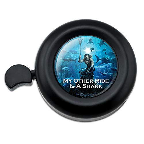 GRAPHICS & MORE Aquaman Movie My Other Ride is a Shark Bicycle Handlebar Bike Bell