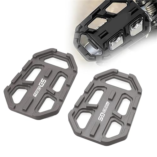 Repose-pieds larges en aluminium usiné haute performance pour F850GS