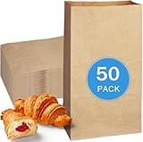 Tiusixsy 50 Stück Kraftpapier Tüten, 30×20×12cm Kraftpapiertüten Braun, Papiertüten Groß Geschenktüten Butterbrottüten Mitgebsel Tüten, für Einkaufen, Hochzeiten, Verpackungen, Partys, Geburtstag