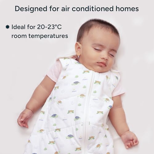 Image of NINTARABABY 1.5 TOG Sleep Sack - Organic Cotton | Soft, Breathable, Winter Swaddle, Wearable Blanket for Newborns (9-15 Months), Unisex Sleeping Bag, Gifts for Babies