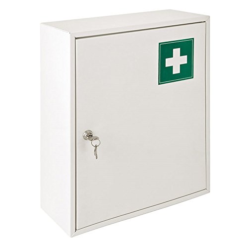 Garcia de Pou cassetta di pronto soccorso, metallo, bianco, 36 x 15 x 45 cm