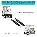 10L0L Golf Cart Front Shock Absorbers for Club Car DS Shocks G&E 1981-2011 1010991, 2004-Up Club Car Precedent Shocks 1014235 102588601-2-Pack