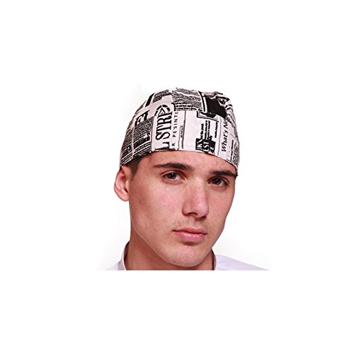 Fratelliditalia - Kopftuch aus Baumwolle, für Kellner und Köche, Gastronmonie, bordeaux – Bild 5