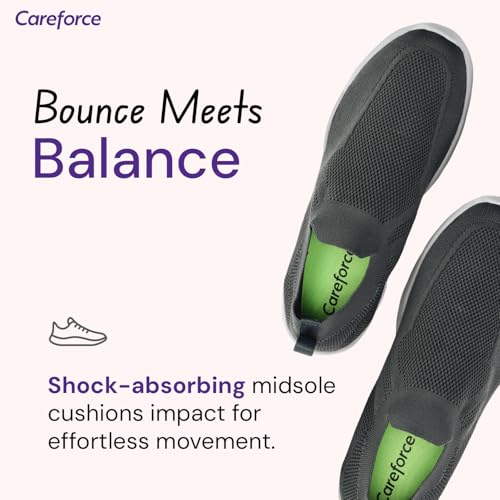 Image of Careforce Walking Shoes for Man Soft Cushioned Shoe for Men Lightweight Slip on Shoe for Men Without Lace Shoes for Man Stylish Regular Wear Casual Footwear for Daily Use Wander