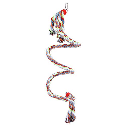 Corde oiseau perroquet 1.6m pour cage et grands oiseaux - 6