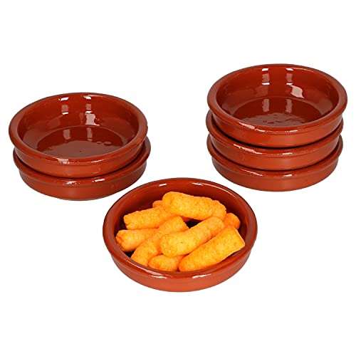 MamboCat Cazuela 6er Set Schalen Bruno aus Ton glasiert Ø 10,2cm...