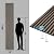 Art3d 2-Pack 108" x 12" Acoustic Wood Slat Panels, Sound Absorbing Fluted Wall Panels for Interior Accent Wall & Ceiling, Decorative Paneling for Living Room & Bedroom – Walnut
