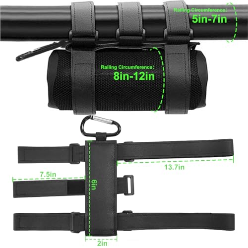 vhbw XL Portable Bike/Bicycle Speaker Mount for JBL Flip 5/6 Mount – Speaker Strap Holder for JBL Charge 4/5/6, Anker Soundcore 2/3, UE Boom 3 (XL Size) - image 4