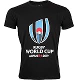 HOLIPROM Herren-T-Shirt, schwarz, Rugby-Weltmeisterschaft 2019