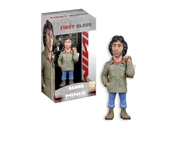 MINIX BANDAI Figura da collezione 12 cm - Rambo: Travagliato Parte I - Rambo - Collezionabili per esposizione - Idea regalo - Giocattoli per bambini e adulti - Fan del cinema (MN18864)