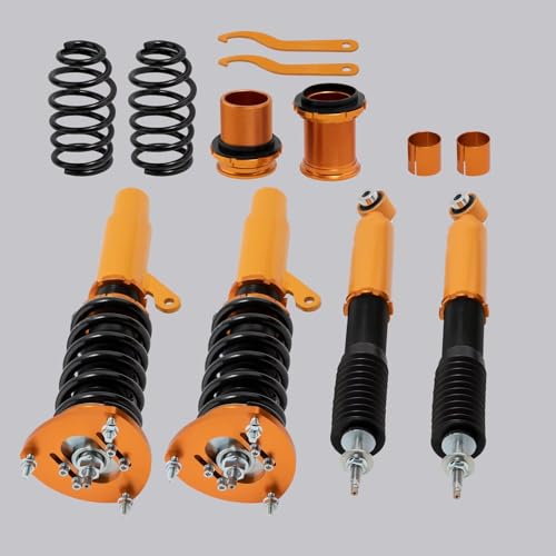 TATARENGS Kit De Resorte Helicoidal Compatible con Seat para Leon Mk3 2012 2013 2014 2015 2016 2017 2018 2019 Coilovers Kits De Suspensión De Amortiguadores Accesorios para Automóviles Amortiguación