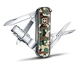 Victorinox, Taschenmesser, klein, Nail Clip 580, 65 mm, Camouflage (8 Funktionen, Klinge, Nagelfeile, Nagelreiniger, Schere mit Mikrozahnung)