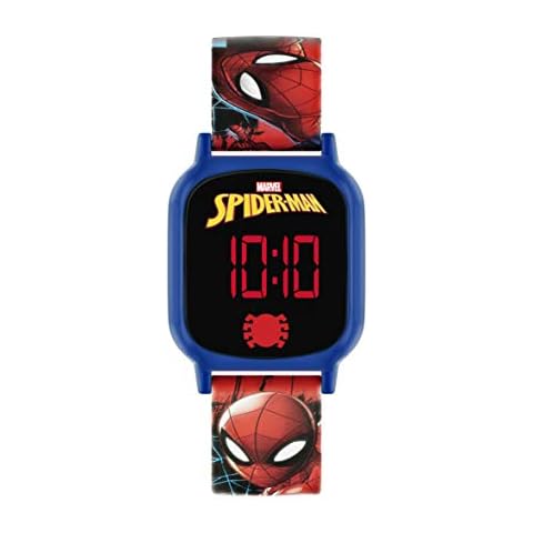 Spiderman Boy's Digital Quartz Watch with Silicone Strap SPD4602 Cover