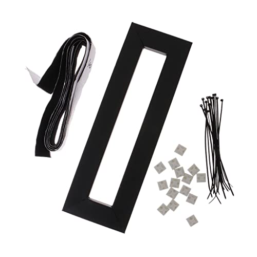 Tachiuwa Guitar Pedal Board 40x13cm with Tape and Fastening Straps