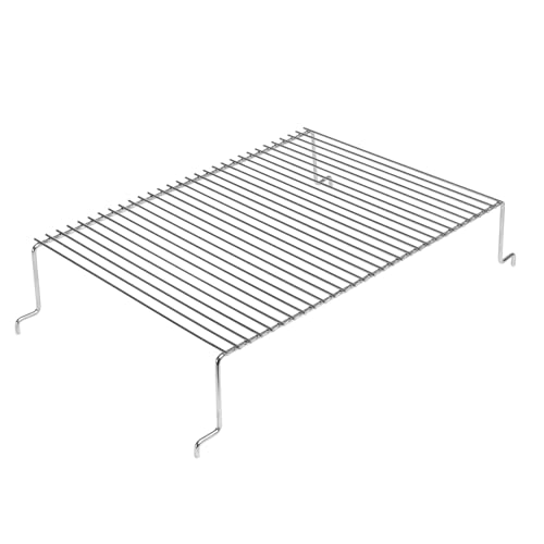 Image of SafBbcue Grill Warming Rack for PK99020 Grill Raised BBQ Cooking Grill Grid for PK Grills Standard Hinged Cooking Grid Accessory Doubles Cooking Surface Area, Grilling for PK Grill Smoker