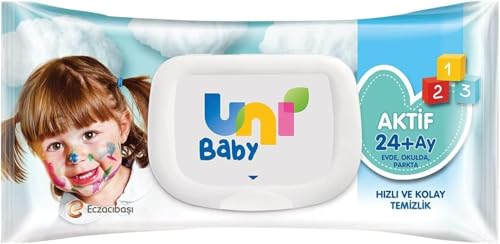 Uni Baby Aktif Islak Mendil 72 Yaprak