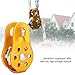 Safety Equipment Aluminium Single Swivel Rope Pulley, Pulley Wheel Single Swivel Pulley, Transporting Hauling for Climbing