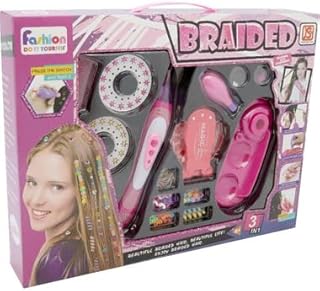 Next Store 3-in-1 Beauty and Fashion Activity Set for Girls – Safe Makeup for Kids with Nail Design & Accessories – Fun Creative Play –