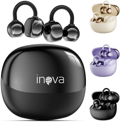 INAVA Fone de Ouvido de Nova Geração,Bluetooth 6.0,50h de Autonom...