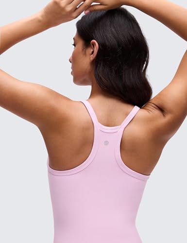 Image of CRZ YOGA Double Lined V Neck Cami Crop Tank Top