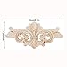 2 Stücke Blume Geschnitzte Lange Onlay Applique Carving Aufkleber Möbel Tür Dekoration(16 * 7.5CM)