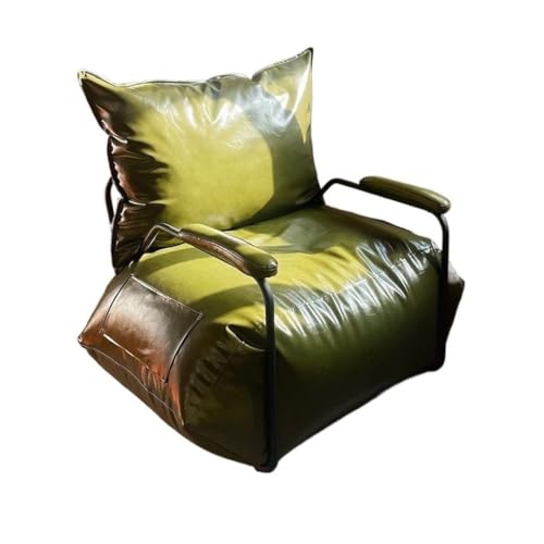 eexbz Small Sofa Retro Industrial Style Single Leisure Sofa Small Home Iron Sofa Couch for Small Spaces