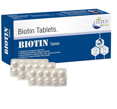 Image of Coitus Biotin Tablets for Hair, Skin & Nails - 1000 mcg Biotin Helps in Hair fall Control | For Men & Women | 30 Tablets