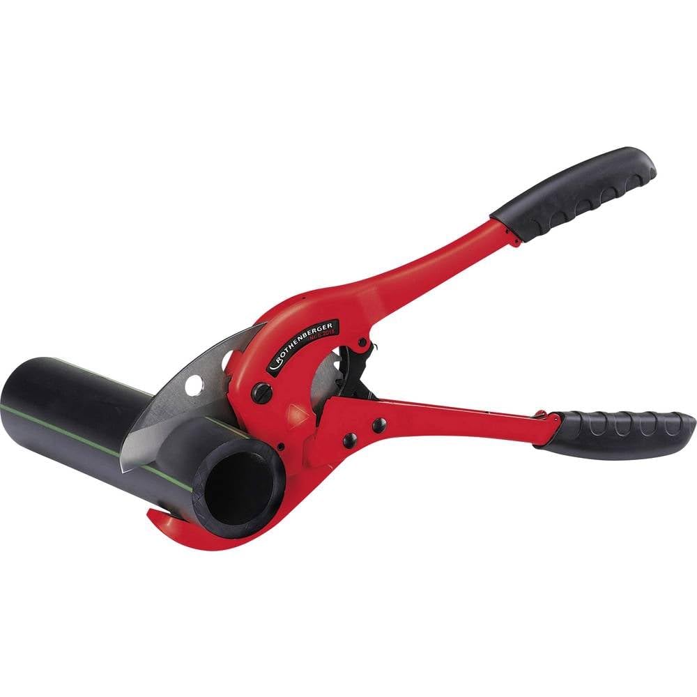 ROTHENBERGER ROCUT TC 75 Professional Kunststoffrohrschere, 0mm-75mm Arbeitsbereich Durchmesser | 52015 | Kunststoffschere, Schere für Rohre