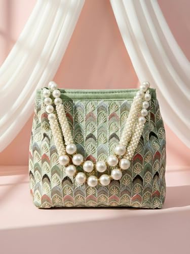 Image of Adiva Potli Handbags For Women | Potli Bags For Ladies For Wedding | Potli Bags For Women | Wedding Bags For Woman | Batwa Potlis Hand Bag | Designer Potli Bag For Ladies For Marriage