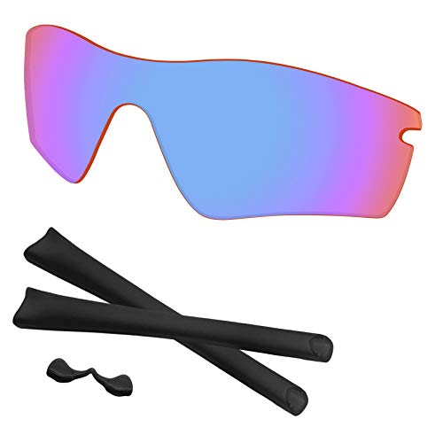 Image of Radar Path Lenses & Rubber Kits Replacement for Oakley Sunglass Polarized
