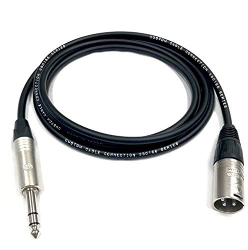 XLRIXto 1 / 4in TRS Canare StarNAbhAiOpb`P[u 3 Foot ubN 380166-3C