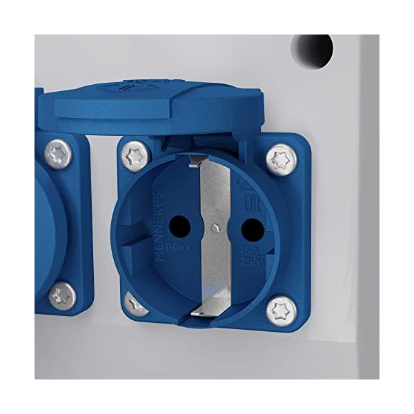 Stromverteiler TD mit 2x230V 1x16A CEE Mennekes Steckdosen Baustromverteiler Wandverteiler Steckdosenverteiler… – Bild 5