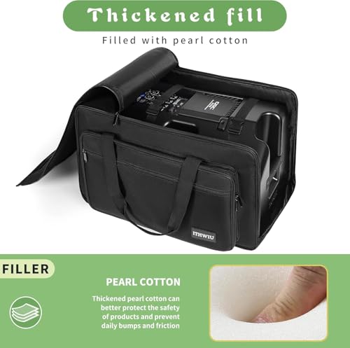 Image of Speaker Carrying Bag with Thickened Sponge for Compact 15 inch Speaker Cabinets; Heavy-Duty Fits QSC K15, Yamaha DXR15 and more (IT-TOTE15), Black