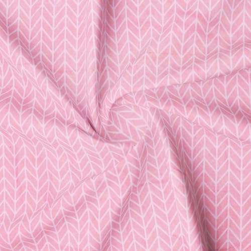 Image of RD TREND Presents Luxurious Glace Cotton Super Soft 210 TC 360 Elastic Fitted Bedsheets Single Bed Size (72 x 48 x 8 Inch) with 1 Pillow Cover Size (28 x18), Color- Pink, Solid