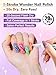 1 PCS White Nail Art Polish Pens, Kalolary 0.5mm Nail Art Markers Nail Point Graffiti Dotting Pen Drawing Painting Liner Brush for DIY Nail Art Beauty Adorn Manicure Tools