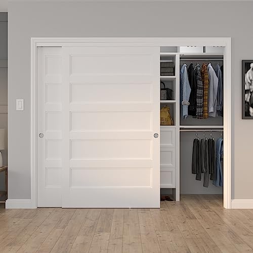 Image of Richelieu | Onward 96-in Bypass Sliding 2 Door Track and Hardware Kit, Zinc