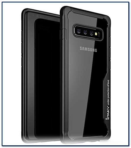 IPaky Samsung Note 10 Case Silicone Acrylic Hybrid Shockproof Transparent Case for Samsung Galaxy S10 Only