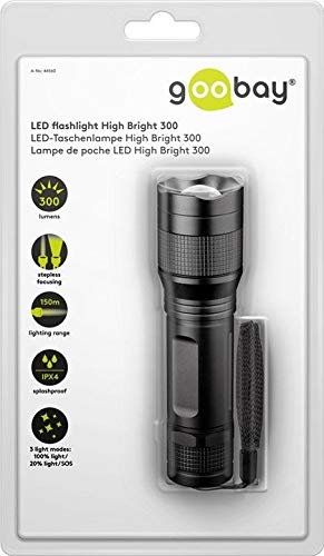 goobay 44560 Torcia LED High Bright 300, Ideale per Il Tempo | WhichOne